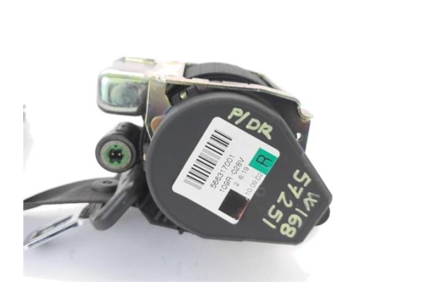 Recambio de cinturon seguridad trasero derecho para mercedes-benz clase a (bm 168) 1.9 190 (168.032) referencia OEM IAM A1688601