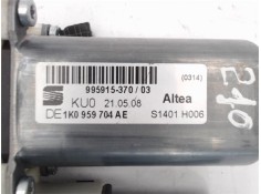 Recambio de motor elevalunas trasero derecho para seat altea (5p1) referencia OEM IAM 1K0959704AE 973622-107 