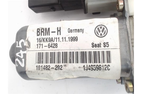 Recambio de motor elevalunas trasero derecho para seat leon (1m1) referencia OEM IAM (1J4959812C) (9776101438-203) 1J4959812C , 