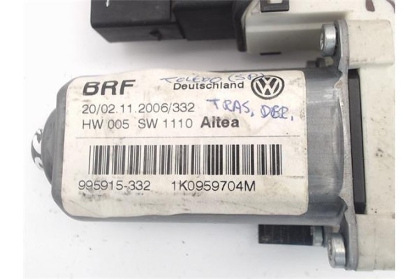 Recambio de motor elevalunas trasero derecho para seat toledo (5p2) referencia OEM IAM (1K0959704M) (973622-105) 