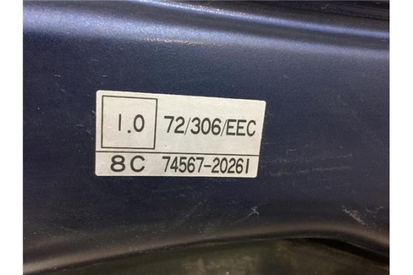 Recambio de capo para toyota yaris (ncp1/nlp1/scp1) 1.4 d-4d referencia OEM IAM 7456720261  