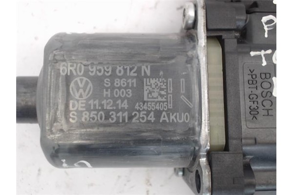 Recambio de motor elevalunas trasero derecho para volkswagen polo v (6r1) referencia OEM IAM 6R0959812N S850311254A 