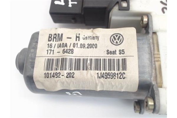 Recambio de motor elevalunas trasero derecho para seat leon (1m1) referencia OEM IAM (1J4959812C) (9776101438-203) 1J4959812C , 
