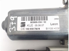 Recambio de motor elevalunas trasero derecho para seat leon (1p1) referencia OEM IAM (1K0959704N) (983600-334) (973624-106) 