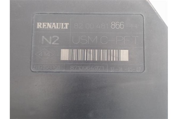 Recambio de caja fusibles/rele para renault megane ii (bm0/1_, cm0/1_) 1.5 dci referencia OEM IAM 8200481866 519158091 