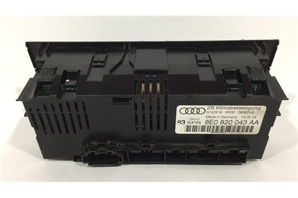 Recambio de mandos climatizador para audi a4 avant (8e)(2001) 1.9 tdi (96kw) [1,9 ltr. - 96 kw tdi] referencia OEM IAM 8E0820043