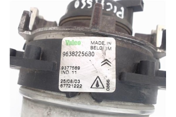 Recambio de faro antiniebla para citroen xsara picasso referencia OEM IAM 9638225680 67721222 