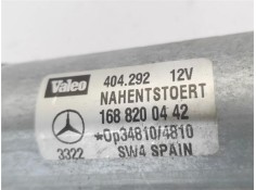 Recambio de motor limpiaparabrisas trasero para mercedes-benz clase a (bm 168) 1.9 190 (168.032) referencia OEM IAM A1688200442 