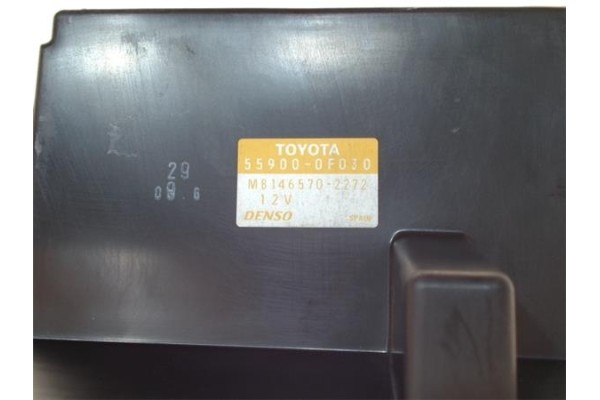 Recambio de mandos climatizador para toyota corolla verso (r1) 1.8 sol referencia OEM IAM 559000F030 MB1465702272 