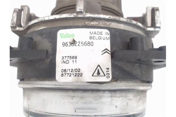 Recambio de faro antiniebla para citroen xsara berlina referencia OEM IAM 9638225680 67721222 