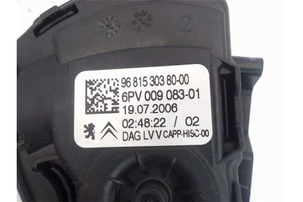 Recambio de pedal acelerador para peugeot 207 1.6 confort referencia OEM IAM 6pv00908301  