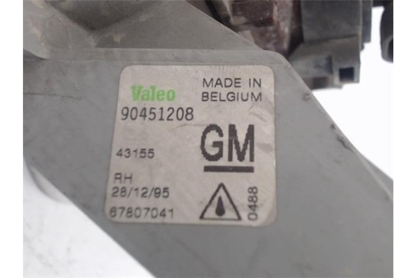 Recambio de faro antiniebla derecho para opel astra f berlina referencia OEM IAM  90451208 