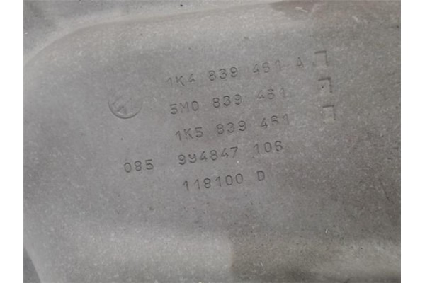 Recambio de mecanismo elevalunas trasero izquierdo para volkswagen golf v plus (5m1) 1.9 tdi referencia OEM IAM 5M0839461  