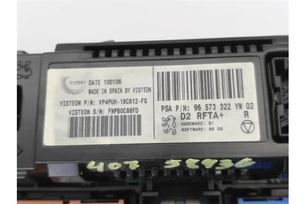 Recambio de mandos climatizador para peugeot 407 sw 2.0 hdi 135 referencia OEM IAM 6451SC 6451ZS 