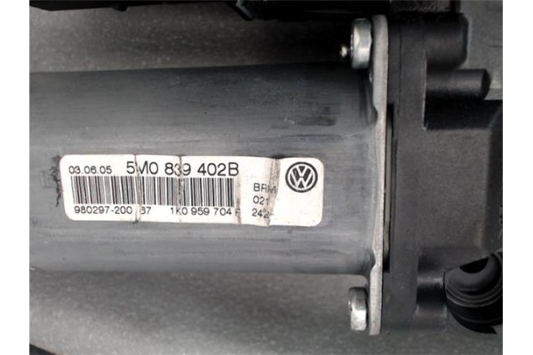 Recambio de mecanismo elevalunas trasero derecho para volkswagen golf v plus (5m1) 1.9 tdi referencia OEM IAM 5M0839462  