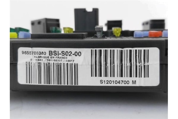 Recambio de caja fusibles/rele para peugeot 407 sw 2.0 hdi 135 referencia OEM IAM 9655708380 6500J5 