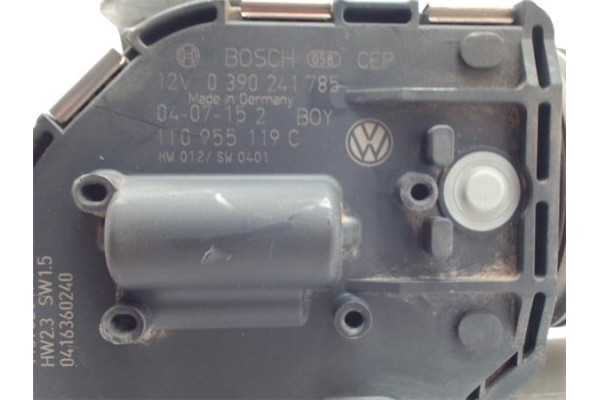 Recambio de motor limpiaparabrisas delantero para volkswagen touran (1t1) 2.0 tdi 16v referencia OEM IAM 1T0955119C 0390241785 