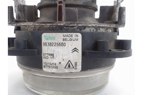 Recambio de faro antiniebla izquierdo para citroen xsara picasso referencia OEM IAM 9638225680 67721222 