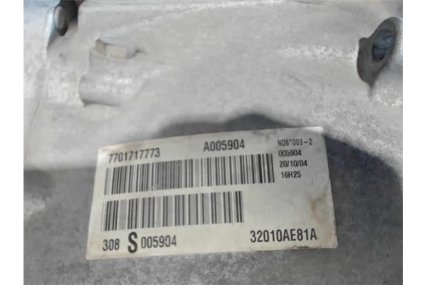 Recambio de caja cambios manual para nissan almera (n16/e) 2.2 line up referencia OEM IAM 32010AE81A 7701717773 