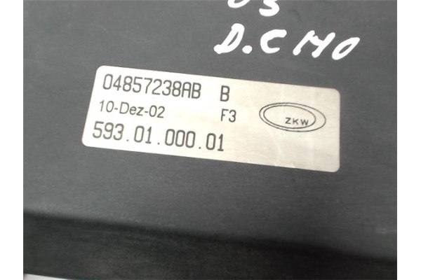 Recambio de faro antiniebla derecho para chrysler voyager (rg) referencia OEM IAM 04857238AB 5930100001 