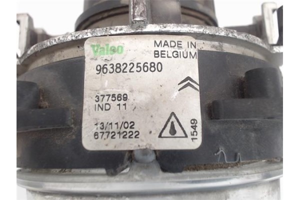 Recambio de faro antiniebla derecho para citroen xsara berlina referencia OEM IAM 9638225680 67721222 