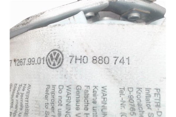 Recambio de airbag lateral delantero izquierdo para volkswagen multivan v (7hm, 7hn, 7hf, 7ef, 7em, 7en) 2.5 tdi referencia OEM 