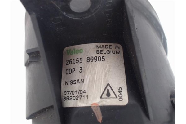 Recambio de faro antiniebla izquierdo para nissan almera (n16/e) referencia OEM IAM 2615589905 89202711 261558990A , NISSAN | 26