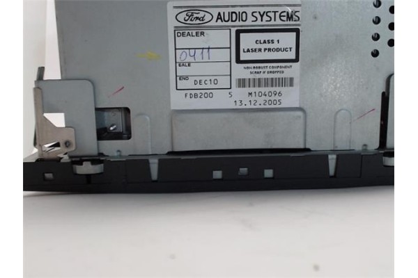 Recambio de radio / cd para ford fusion (cbk) 1.4 tdci referencia OEM IAM 6S6118C815AF  