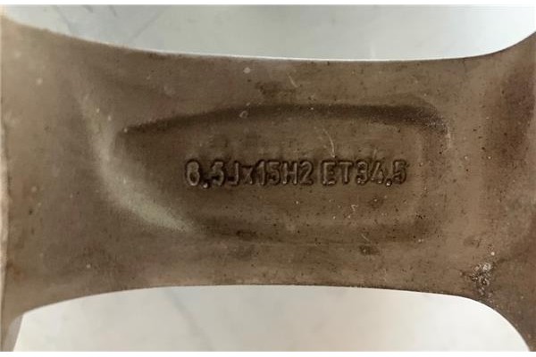 Recambio de llanta para smart fortwo coupe 1.0 (451.330, 451.334) referencia OEM IAM A4514010602CA4L  