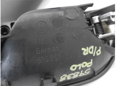 Recambio de manilla int. puerta trasero derecha para volkswagen polo v (6r1) 1.4 advance referencia OEM IAM 6R4839916D  