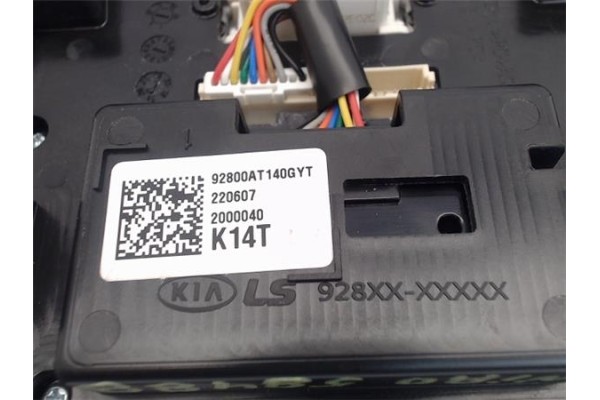 Recambio de luz delantero central techo para kia niro () híbrido vision referencia OEM IAM K14T  