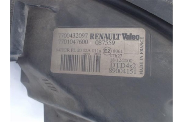 Recambio de faro delantero dcho para renault scenic i (ja...) referencia OEM IAM 7700432097 89004151 