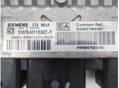 Recambio de centralita para peugeot partner furgón (5) 2.0 hdi referencia OEM IAM SW9657662380 5WS40155CT 
