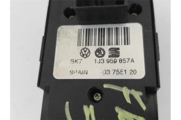 Recambio de mando elevalunas delantero izquierdo para skoda fabia (6y2/6y3) 1.9 classic referencia OEM IAM 1J3959857A  