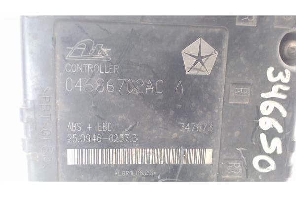 Recambio de nucleo abs para chrysler voyager (rg) 2.4 referencia OEM IAM 4686702AC 25094602373 