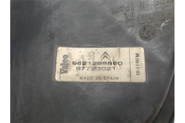 Recambio de faro delantero dcho para citroen berlingo referencia OEM IAM 9621298880 67723021 