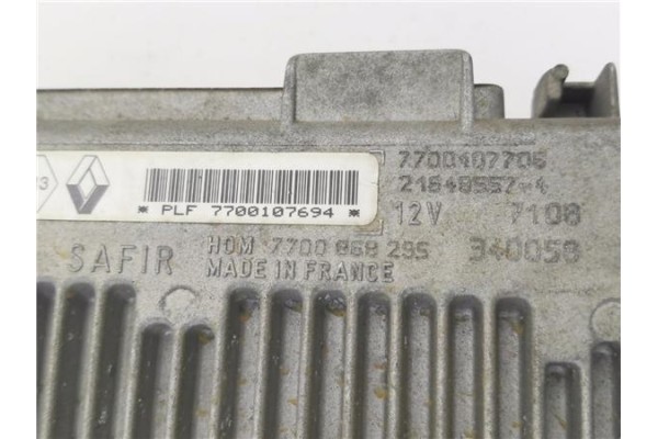 Recambio de centralita para renault clio i fase i / ii (b/c57) 1.2 (5/357y, 5/357k) referencia OEM IAM 7700107694 7700107706 