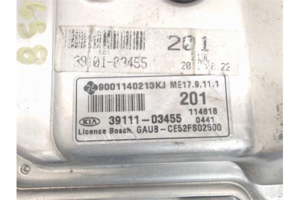 Recambio de centralita para kia rio (ub) 1.2 basic referencia OEM IAM 9001140988 9001140213kj 