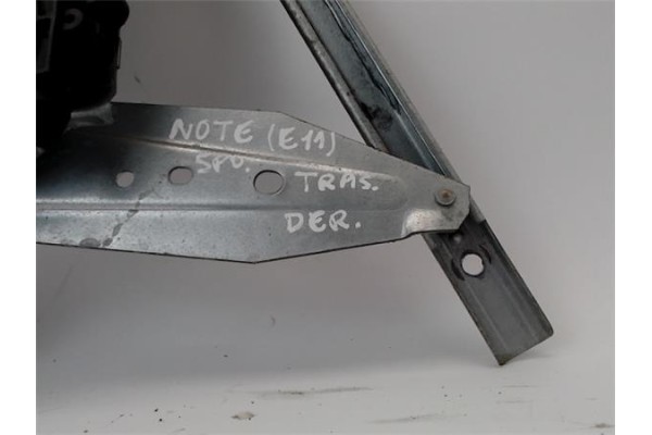 Recambio de elevalunas electrico trasero derecho para nissan note (e11e) referencia OEM IAM   