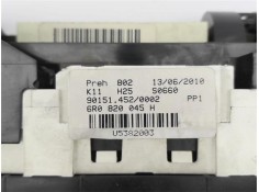 Recambio de mandos climatizador para volkswagen polo v (6r1) 1.4 advance referencia OEM IAM 6R0820045H  