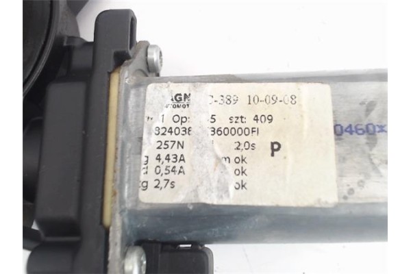 Recambio de mecanismo elevalunas delantero derecho para fiat 500 1.2 referencia OEM IAM 51876267 100306 51824038 , FIAT | 518893