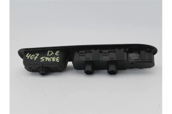 Recambio de mando elevalunas delantero izquierdo para peugeot 407 2.0 hdi 135 referencia OEM IAM 6554ER  
