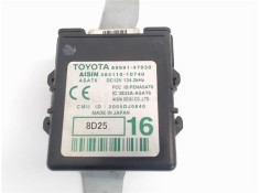 Recambio de centralita cierre puerta delantero derecha para toyota prius (nhw20) híbrido basis referencia OEM IAM 8999147030  