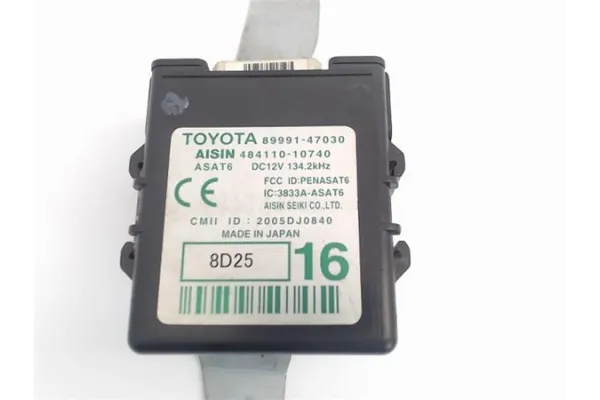 Recambio de centralita cierre puerta delantero derecha para toyota prius (nhw20) híbrido basis referencia OEM IAM 8999147030  