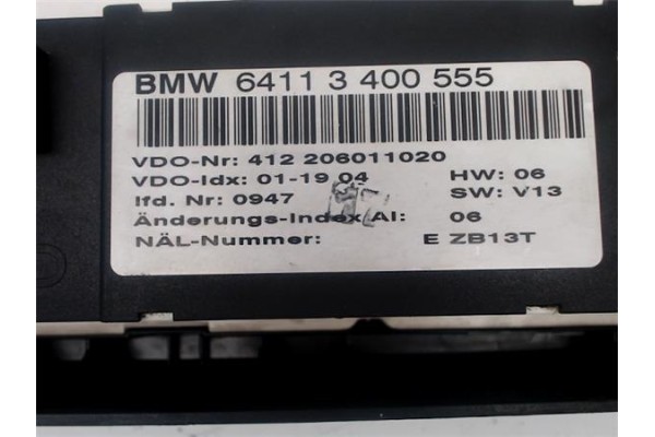Recambio de mandos calefaccion / a.a. para bmw serie x3 (e83) 3.0d referencia OEM IAM 64113400555  
