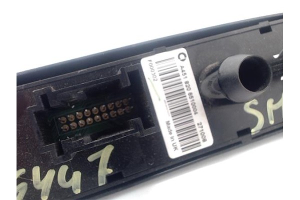 Recambio de interruptor luces emergencia para smart fortwo coupe 0.8 fortwo coupe cdi (33kw) (451.300) referencia OEM IAM A45182