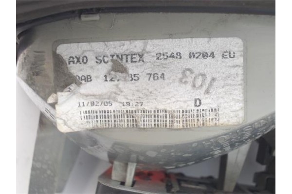 Recambio de piloto porton trasero derecho para saab 9-3 berlina referencia OEM IAM 12785764 25480204EU 