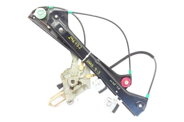 Recambio de mecanismo elevalunas delantero derecho para saab 9-3 berlina 2.2 tid referencia OEM IAM 12793729 101438 12755684 , S