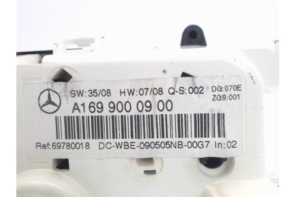 Recambio de mandos calefaccion / a.a. para mercedes-benz clase a (bm 169) 1.5 a 150 (169.031) referencia OEM IAM A1699000900  