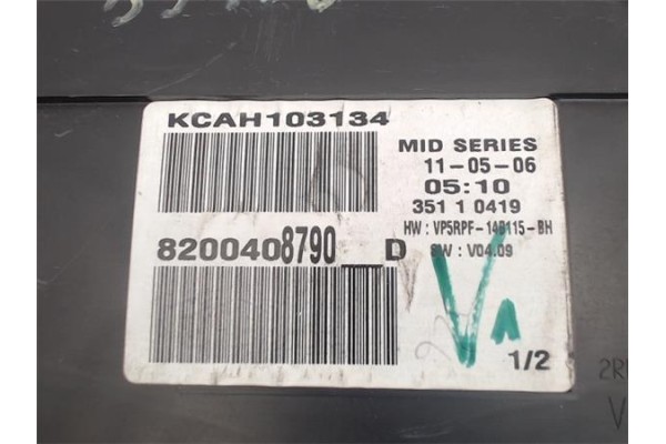 Recambio de cuadro completo para renault megane ii (bm0/1_, cm0/1_) 1.6 16v referencia OEM IAM 8200408790D  